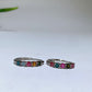 Cooper Silver Plated Tourmaline Ring Crystal Healing Bulk Wholesale