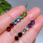 925 Silver Crystal Ear Stud Crystal Healing Bulk Wholesale
