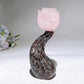 4.6" Crystal Flower with Yooperlite Steam Carving Crystal Healing Bulk Wholesale
