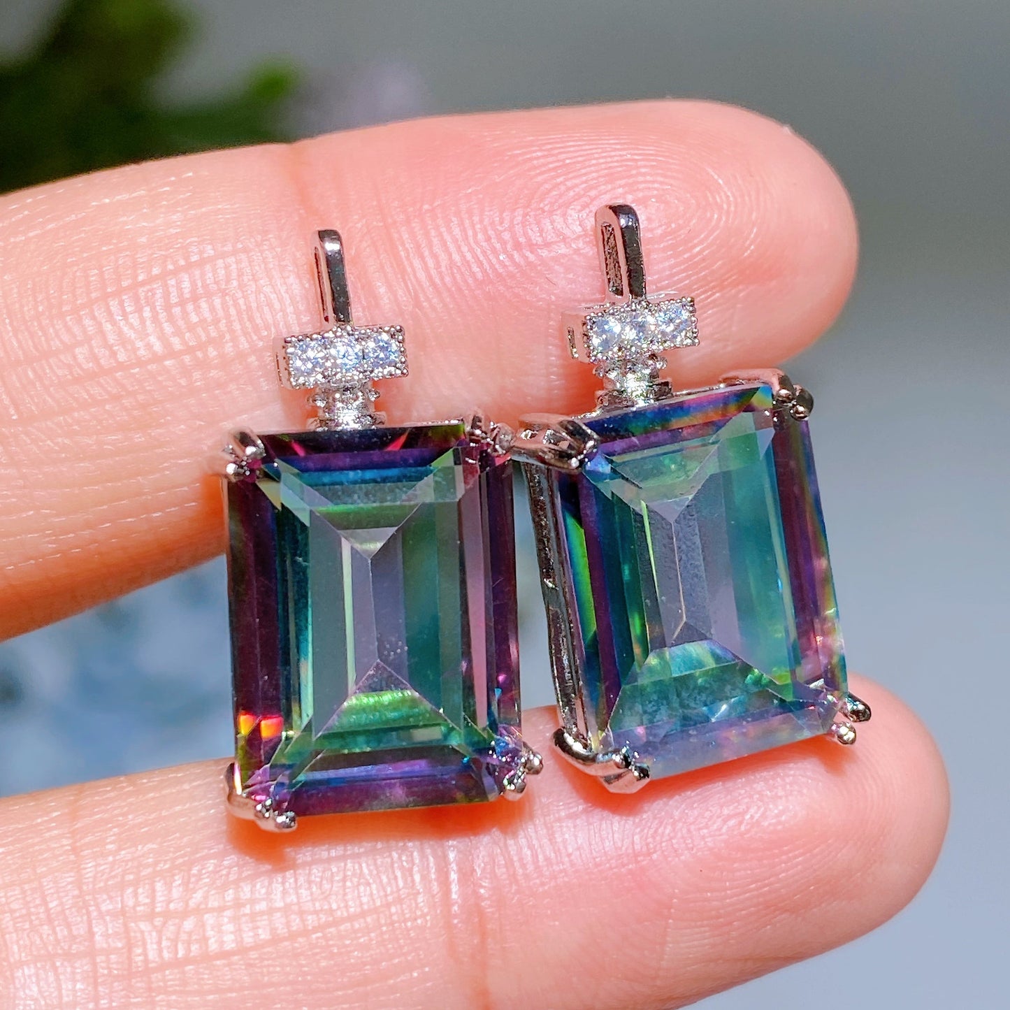 Cooper Silver Plated Pendant Crystal Healing Bulk Wholesale