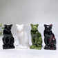 2.6" Crystal Cat Carving Crystal Healing Bulk Wholesale