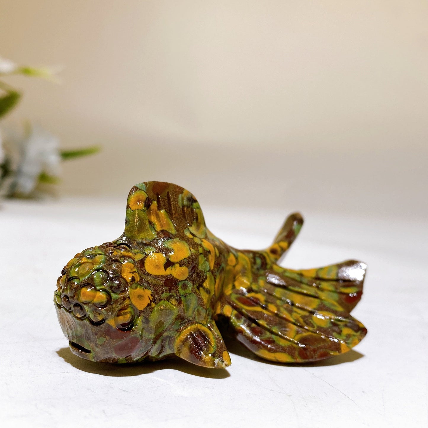 2.7" Crystal Goldfish Carving Crystal Healing Bulk Wholesale