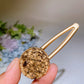 Crystal Chips Round Moon Star Heart Shape Hairpin Crystal Healing Bulk Wholesale
