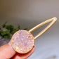 Crystal Chips Round Moon Star Heart Shape Hairpin Crystal Healing Bulk Wholesale