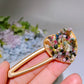 Crystal Chips Round Moon Star Heart Shape Hairpin Crystal Healing Bulk Wholesale