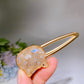Crystal Chips Round Moon Star Heart Shape Hairpin Crystal Healing Bulk Wholesale