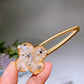 Crystal Chips Round Moon Star Heart Shape Hairpin Crystal Healing Bulk Wholesale