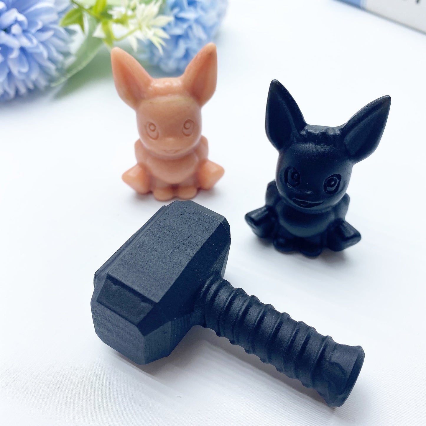 2.0" Evee Pokemon Carvings Quake Thor Hammer Bulk Wholesale