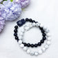 8mm Howlite Blue Sandstone Hello Kitty Bracelet Bulk Wholesale