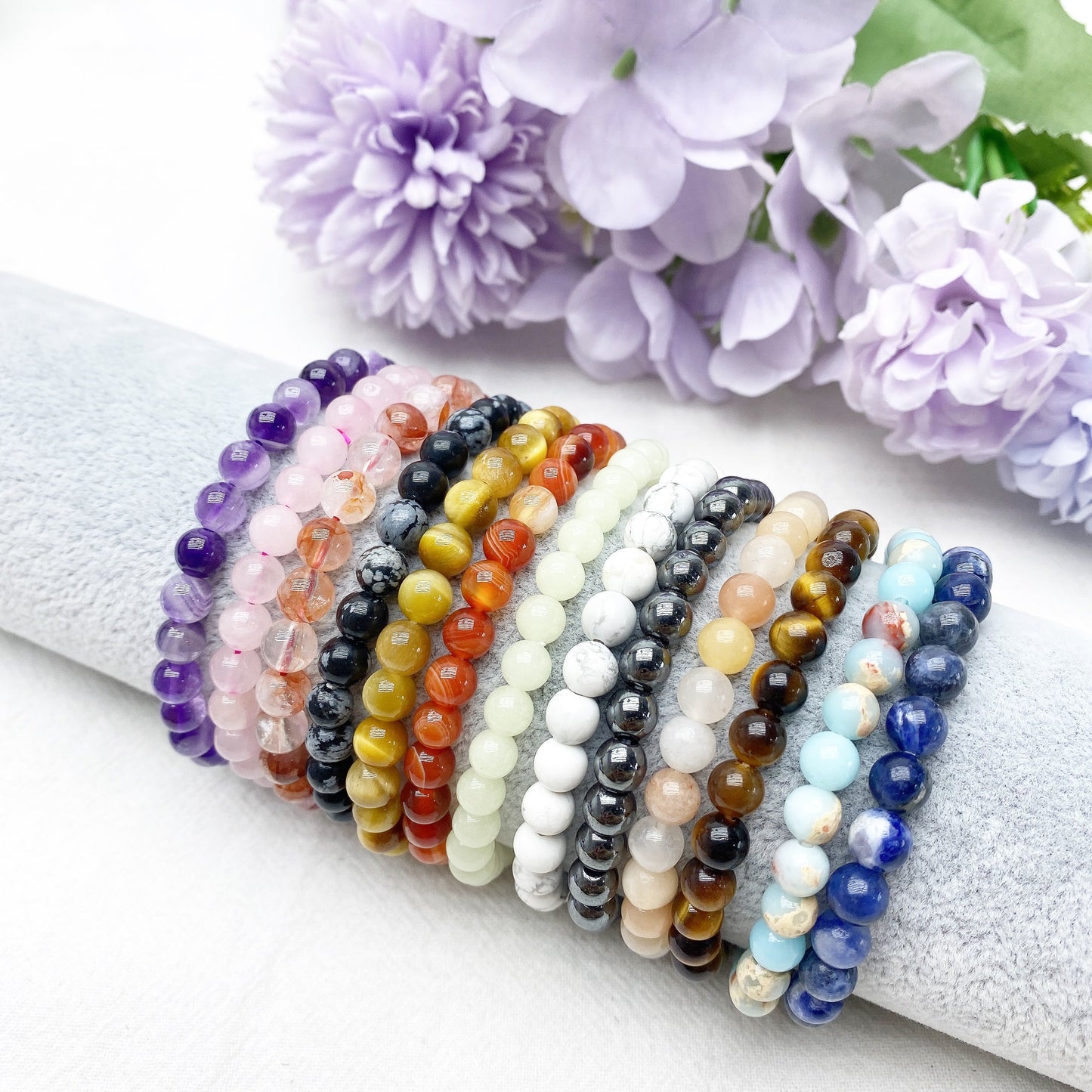 6.5mm Mixed Crystal Bracelet Bulk Wholesale