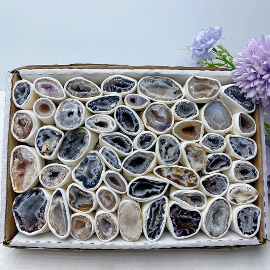 Druzy Agate Geode Collection Box Bulk Wholesale