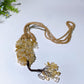 45cm Crystal Chips Web with Rope Hanging Ornament Crystal Healing Bulk Wholesale