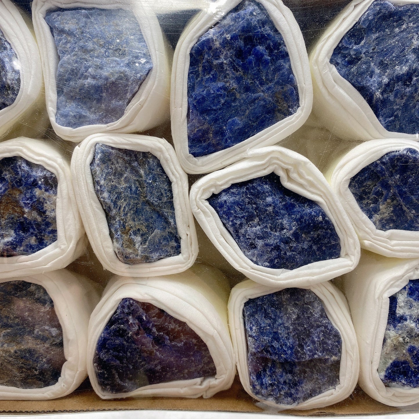 Sodalite Raw Stone Collection Box