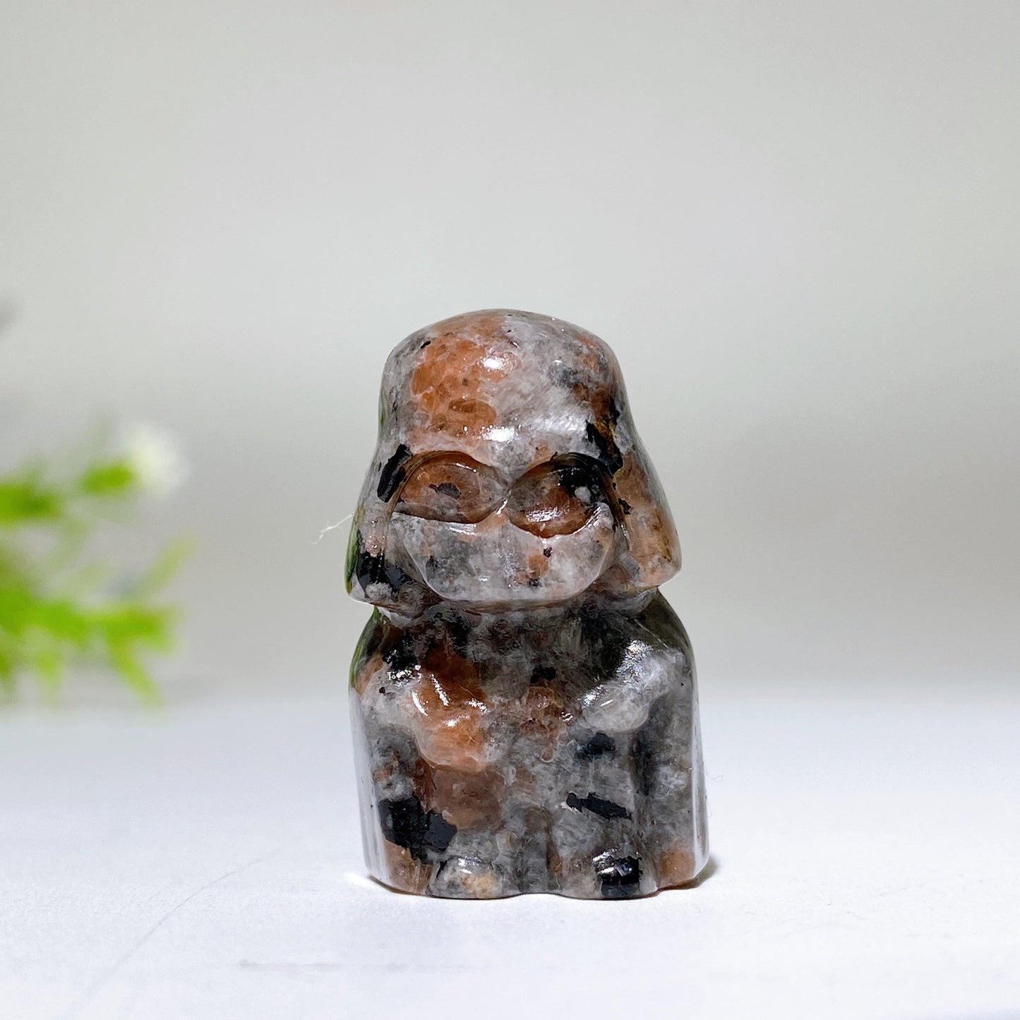 1.1" Crystal Darth Vader Carving Crystal Healing Bulk Wholesale