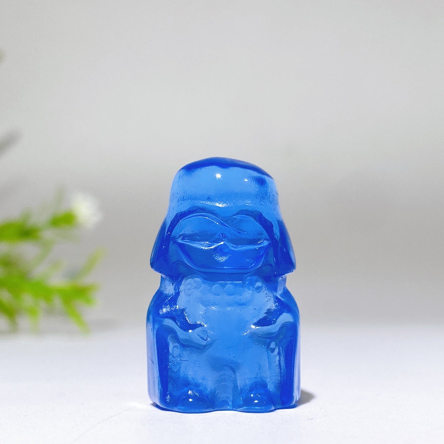 1.1" Crystal Darth Vader Carving Crystal Healing Bulk Wholesale
