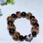 Crystal Bracelet with Fluffball Decor Crystal Healing Bulk Wholesale