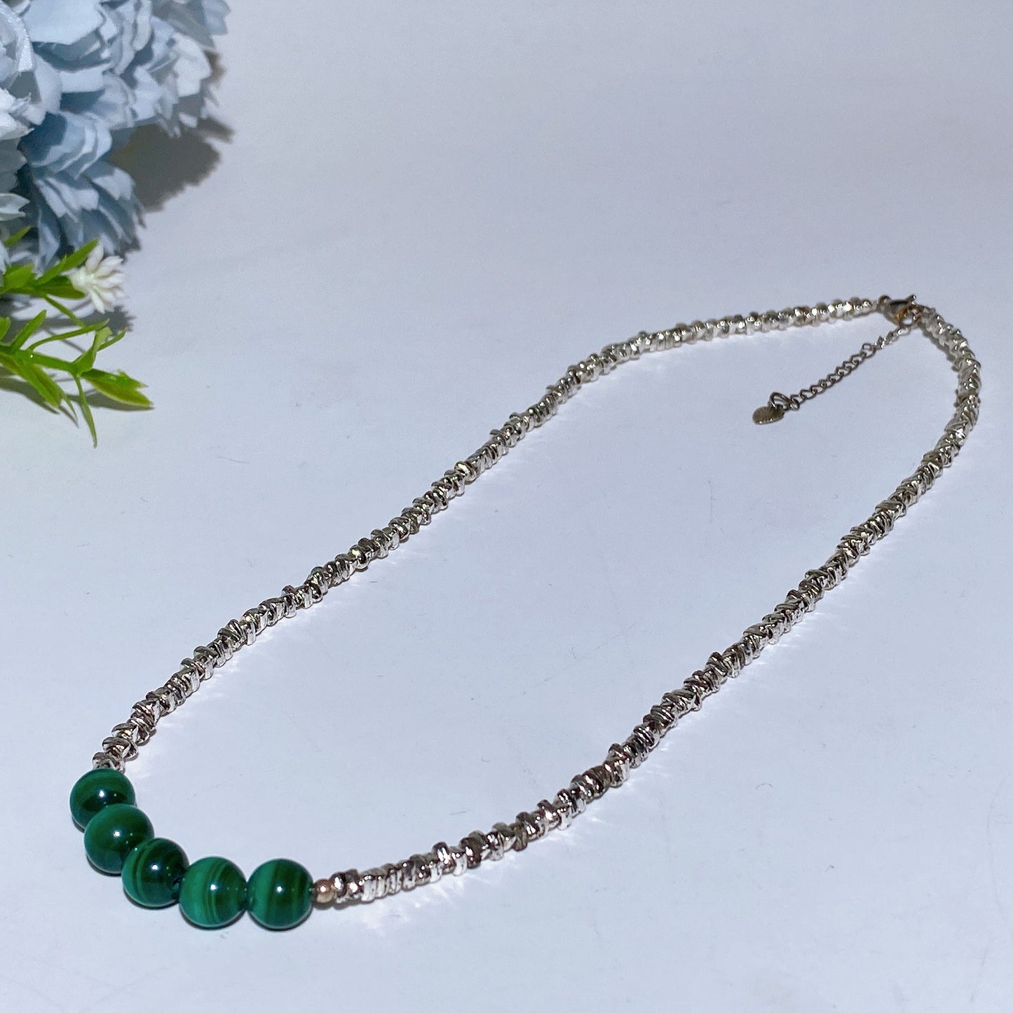 Hematite Chips with Crystal Decor Neckalce Crystal Healing Bulk Wholesale