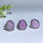 16-20mm Adjustable White Copper Rings Crystal Healing Bulk Wholesale