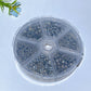 Antique Silver Spacer Beads Box for Jewelry DIY Crystal Healing Bulk Wholesale