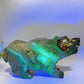 22cm Large Unique Druzy Volcanic Agate Bear Carving Crystal Healing Bulk Wholesale