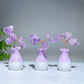 Raw Amethyst Flower Mini Vase Free Form Crystal Healing Bulk Wholesale