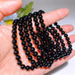 6mm Black Tourmaline 8mm Aura Hematite Crystal Bracelet Crystal Healing Bulk Wholesale