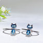 Cooper Silver Plated Crystal Ring Crystal Healing Bulk Wholesale
