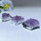 28-30mm Amethyst Cluster Pendant Crystal Healing Bulk Wholesale