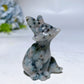2.1"-2.3" Crystal Fox Carving Crystal Healing Bulk Wholesale