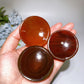 2.0"-2.2" Carnelian Green Aventurine Bowl Carving Crystal Healing Bulk Wholesale