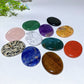 1.7" Crystal Flat Palm Stone Crystal Healing Bulk Wholesale