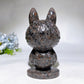 15cm UV Reactive Yooperlite Labubu Carving Crystal Healing Bulk Wholesale