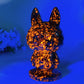15cm UV Reactive Yooperlite Labubu Carving Crystal Healing Bulk Wholesale