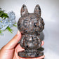 15cm UV Reactive Yooperlite Labubu Carving Crystal Healing Bulk Wholesale