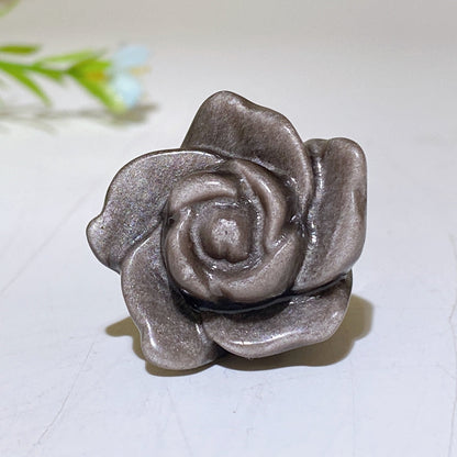 1.1" Crystal Flower Carvings Crystal Healing Bulk Wholesale