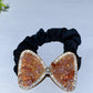 Crystal Chips Bowknot Scrunchies Crystal Healing Bulk Wholesale