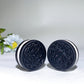 2.0" Black Obsidian White Jade OREO Carvings Crystal Healing Bulk Wholesale