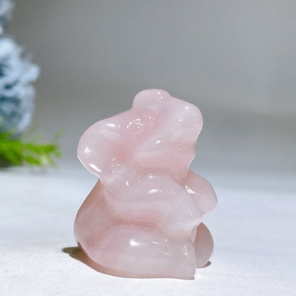 1.4" Crystal Elephant Carving Crystal Healing Bulk Wholesale