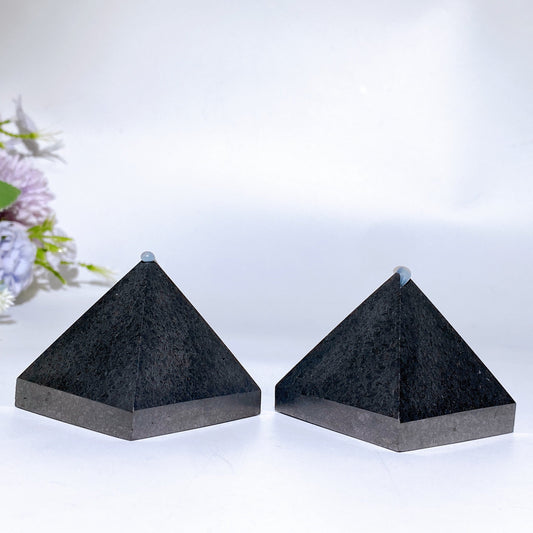 5cm Schungite Pyramid Carving Crystal Healing Bulk Wholesale