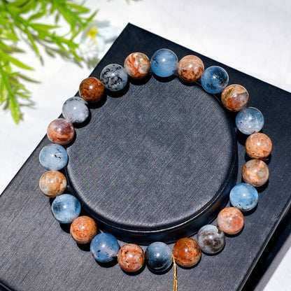 7.5-10.5mm Island Aquamarine Bracelet Crystal Healing Bulk Wholesale