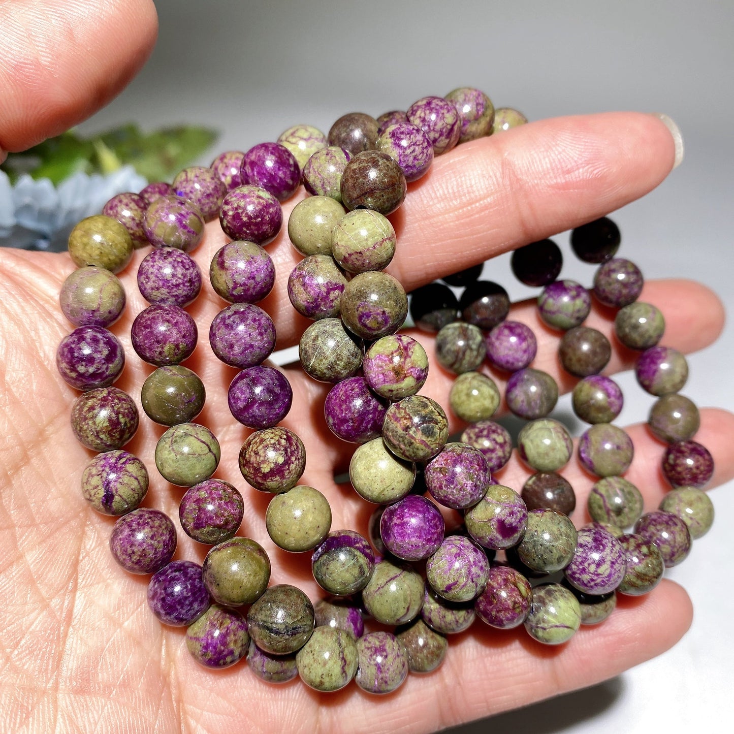 4mm-10mm Atlantisite Bracelet Crystal Healing Bulk Wholesale