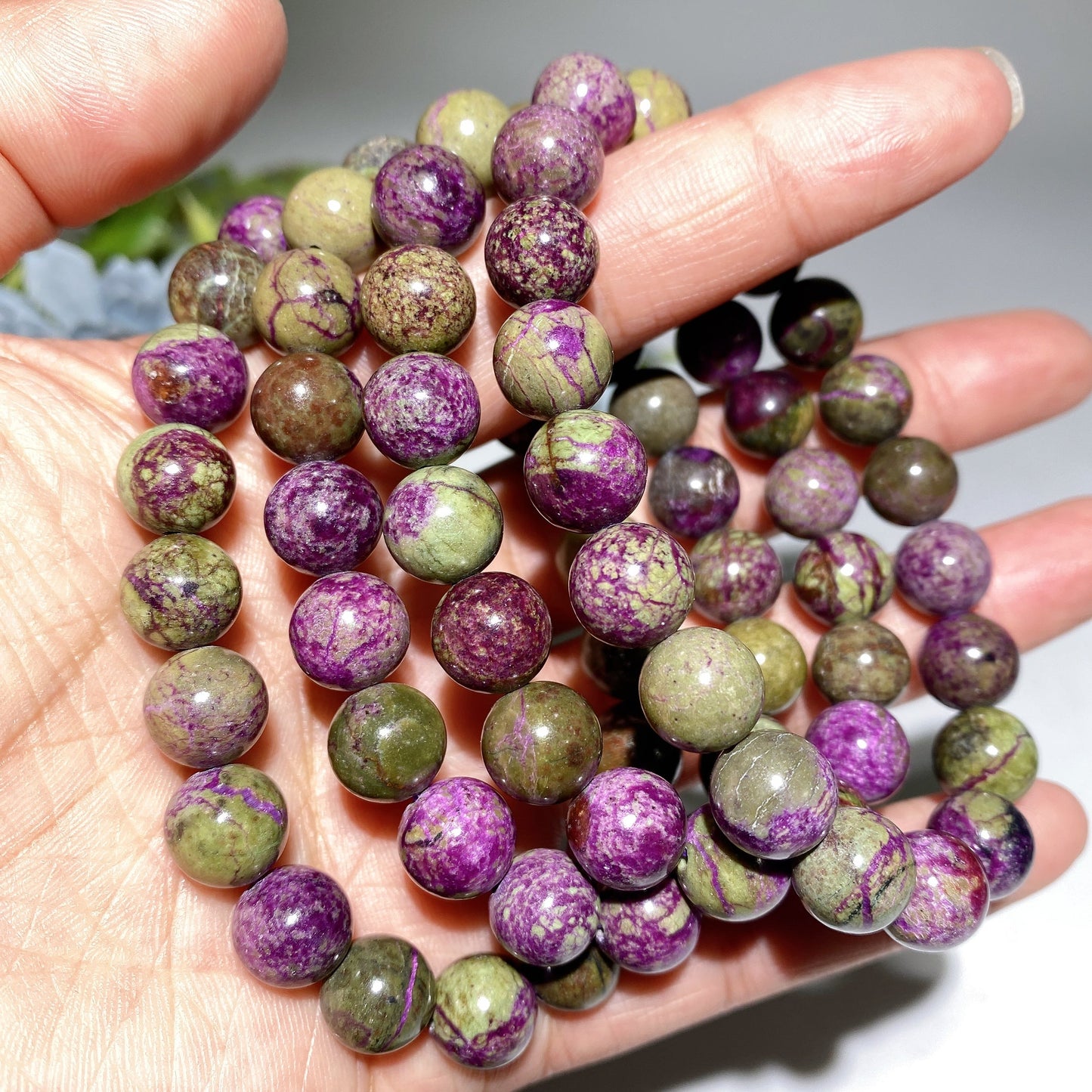 4mm-10mm Atlantisite Bracelet Crystal Healing Bulk Wholesale