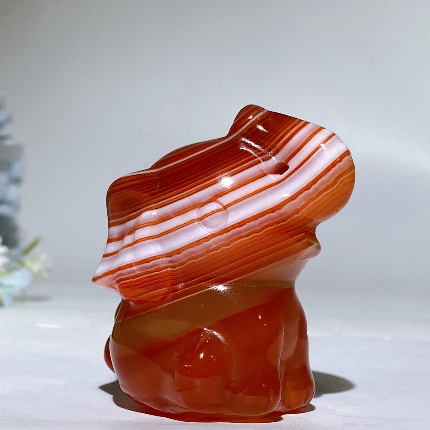 2.0" Sardonyx Elephant Carving Crystal Healing Bulk Wholesale