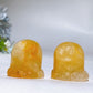 1.2" Golden Healer Orange Calcite Pokemon Diglett Carving Crystal Healing Bulk Wholesale