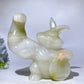 14cm Afghan Jade Bugs bunny Carving Crystal Healing Bulk Wholesale