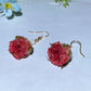 Natural Rose Flower Earring Crystal Healing Bulk Wholesale