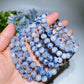 8-9mm Natural Demortierite Bracelet Crystal Healing Bulk Wholesale
