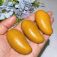 2.3" Yellow Jade Mango Fruit Carving Crystal Healing Bulk Wholesale