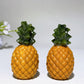 2.4" Yellow Jade Serpentine Pineapple Fruit Carving Crystal Healing Bulk Wholesale
