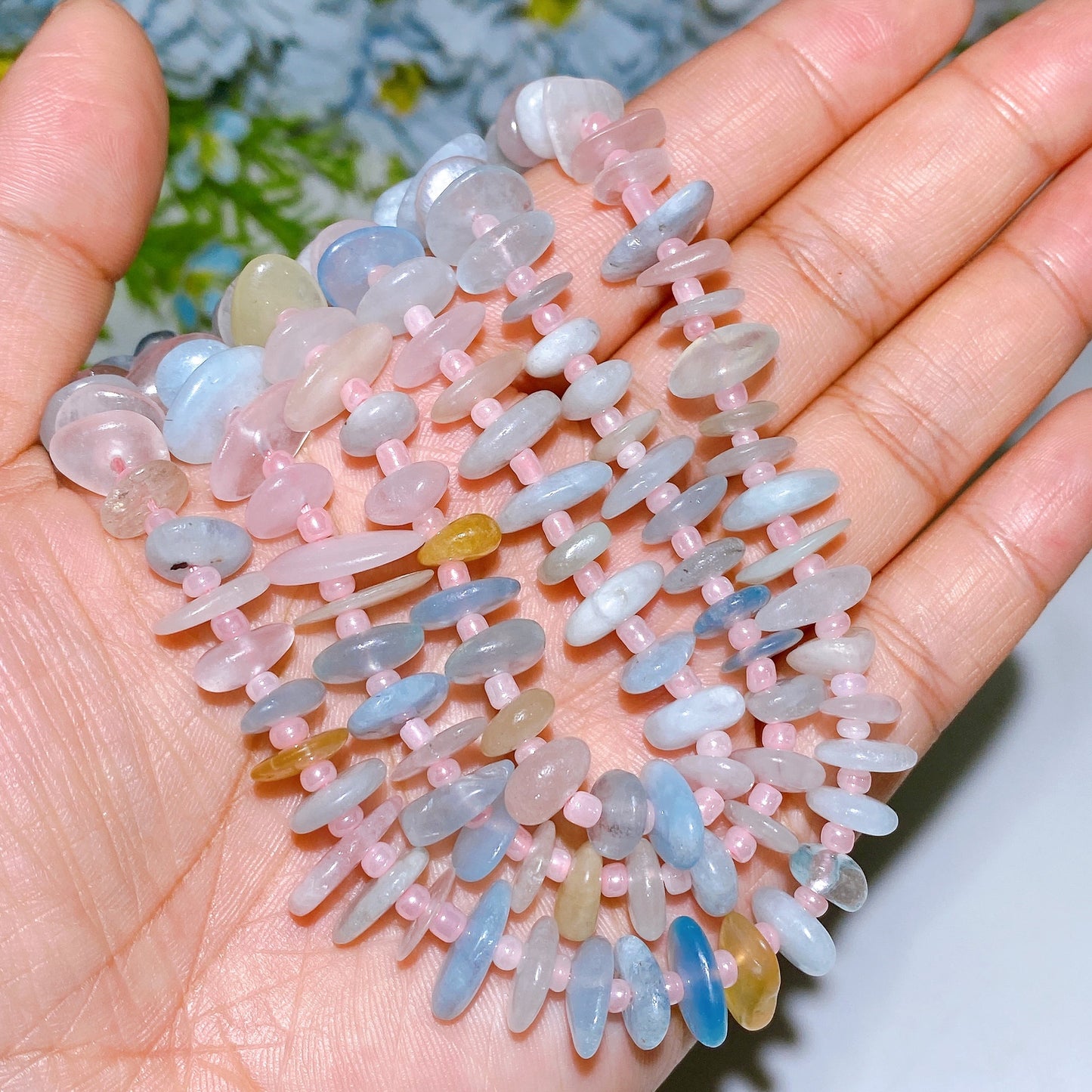 8-10mm Crystal Chips String for Jewelry DIY Crystal Healing Bulk Wholesale